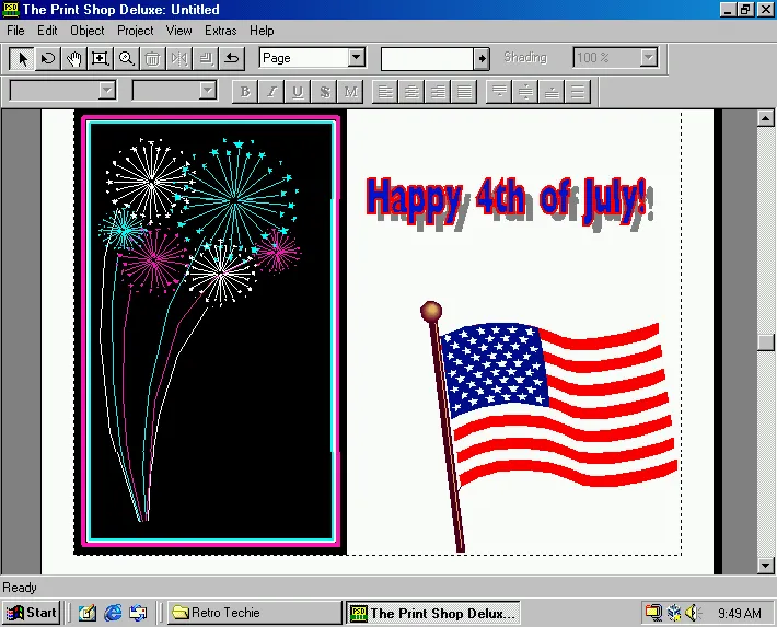 Happy 4th of July!  (And I can’t stop thinking about how much ink this is going to use to print! 🤣)