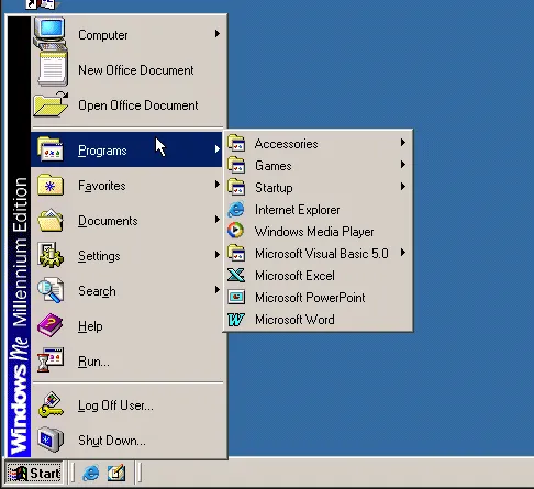 Did you have the pleasure of using Windows ME?