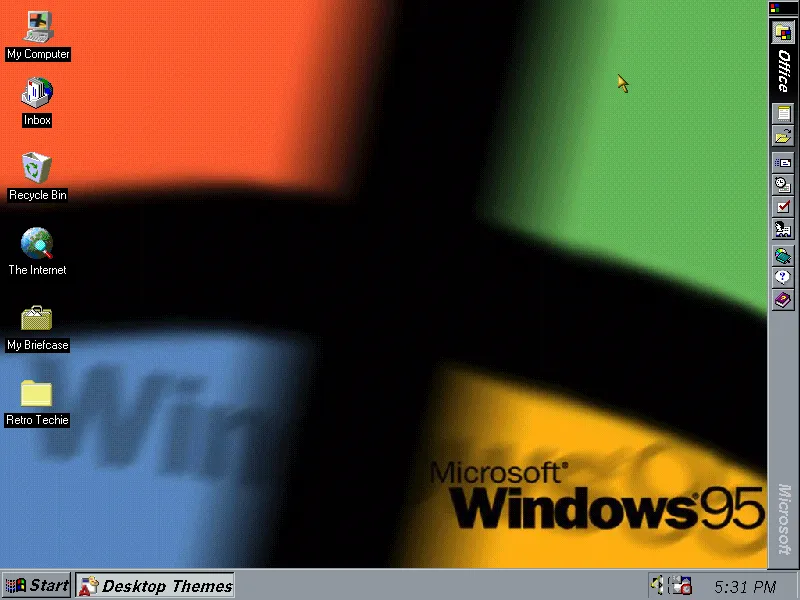 Windows 95 Plus! Theme: More Windows
