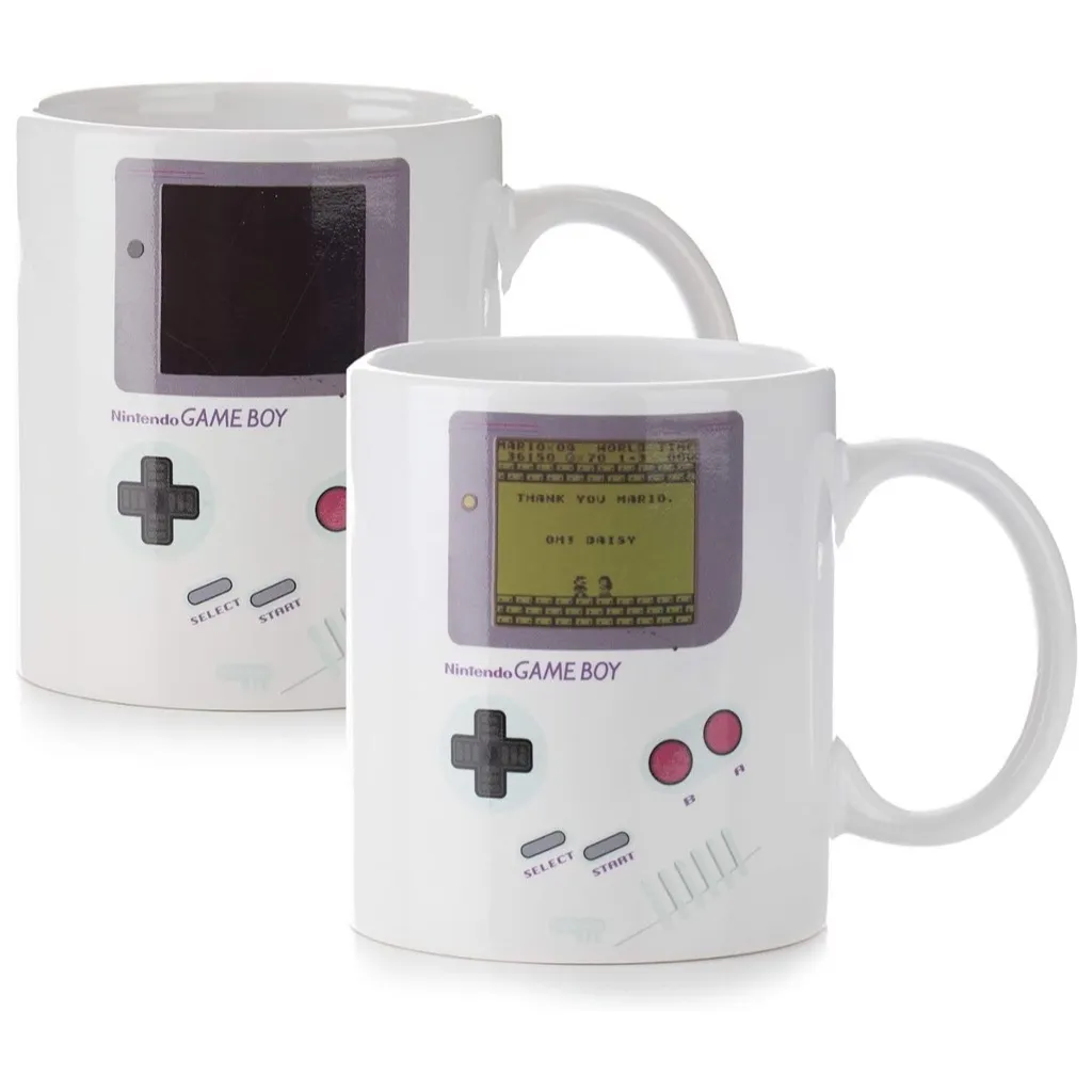 Gameboy Heat Changing Mugs